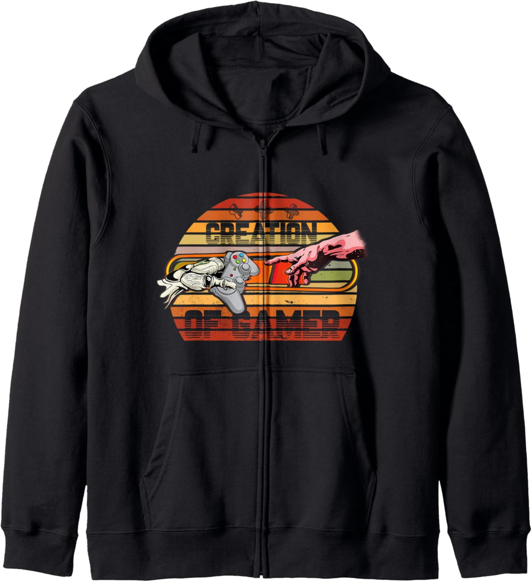 Erstellung von Gamer Retro Video Gamer Jungen Männer Sohn Kapuzenjacke