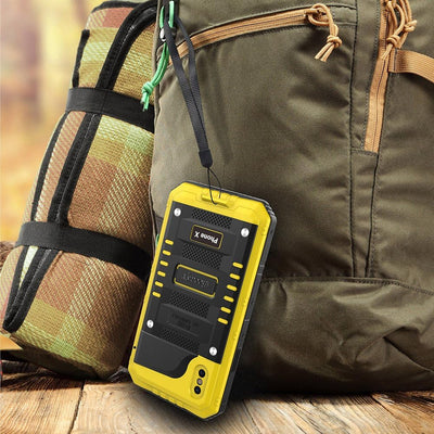 Beeasy Hülle Kompatibel mit iPhone X/XS, Wasserdicht Outdoor Stossfest Handy Case Militärstandard Sc
