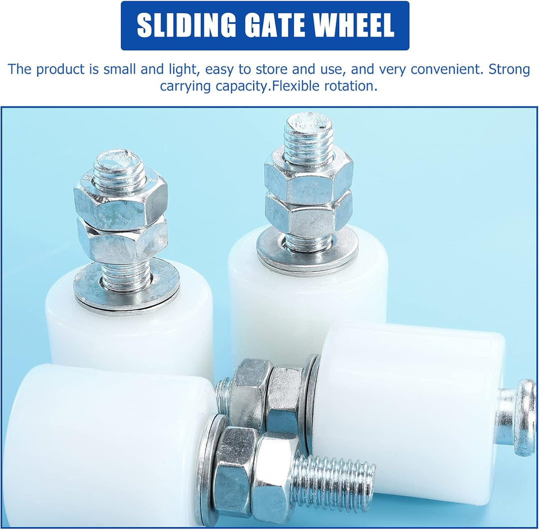 Housoutil Flaschenzug 4Pcs Tor Guide Roller Top Guide Roller Schiebe Roll Guider Versiegelt Ball Rol