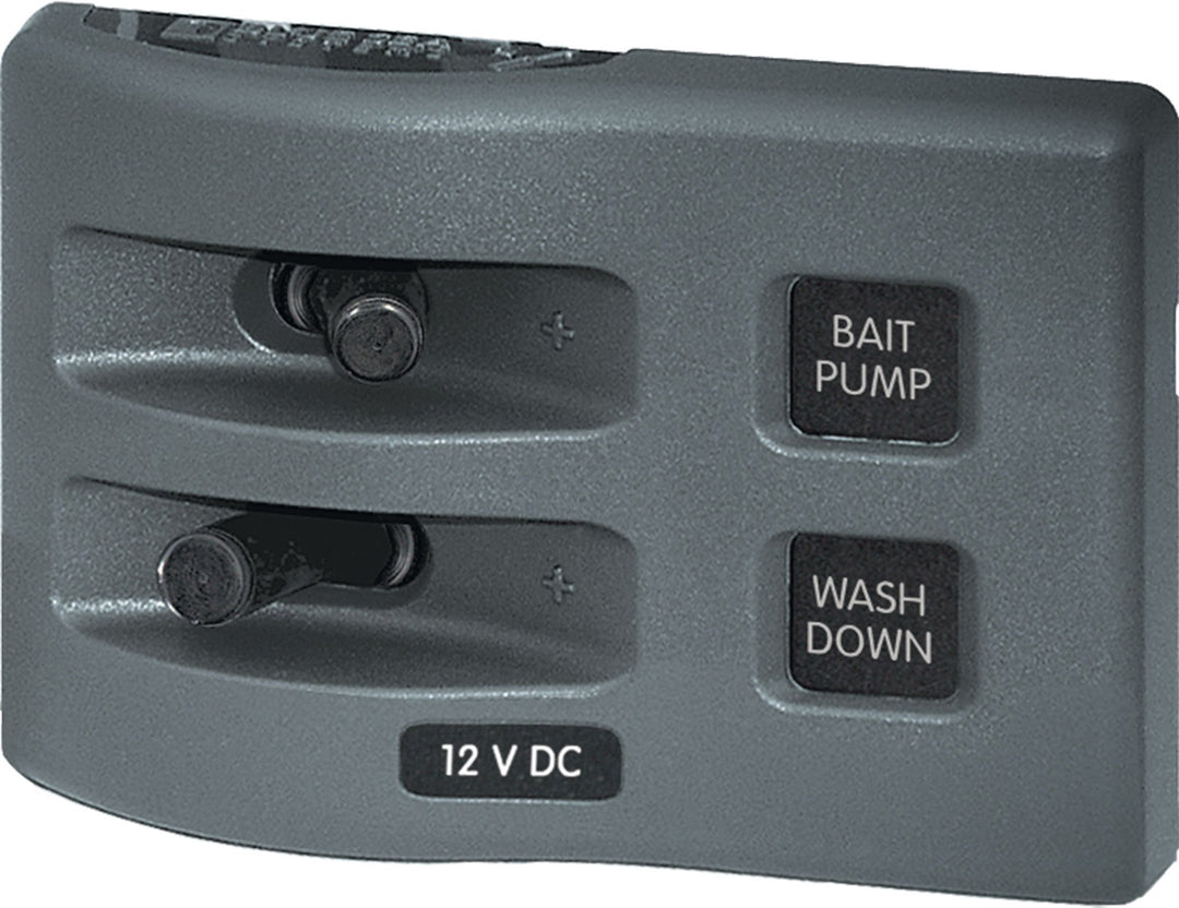 Blue Sea Systems WeatherDeck Wasserdicht Panels 2 Pos., nur Schalter, 2 Pos., nur Schalter