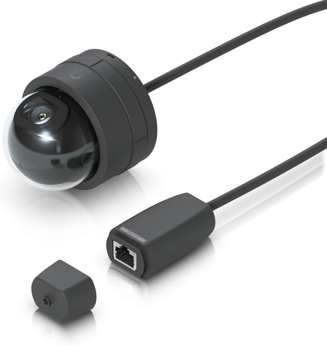 Ultra-compact and - tamper-resistant 2K HD PoE - camera with night vision designed for low-profile i