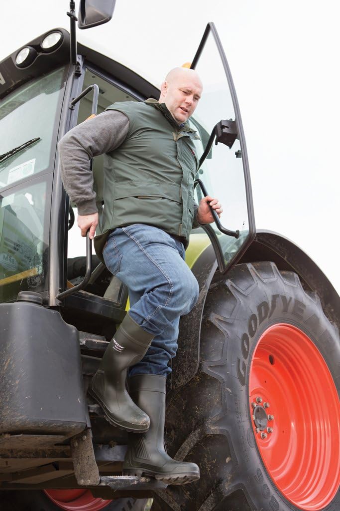 Dunlop D460933 PUROFORT GROEN 39, Unisex-Erwachsene Langschaft Gummistiefel, Grün (Grün(Groen) 08),