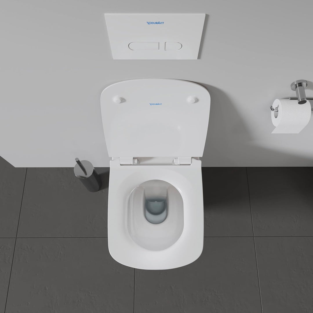 Duravit WC-Sitz DuraStyle, Toilettendeckel aus Urea-Duroplast, Klodeckel mit Edelstahl Scharnieren,