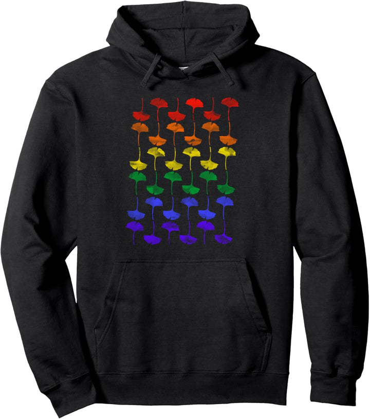 LGBT Ginkgo Blätter - Ich liebe die Natur - Garten Botanik Pullover Hoodie