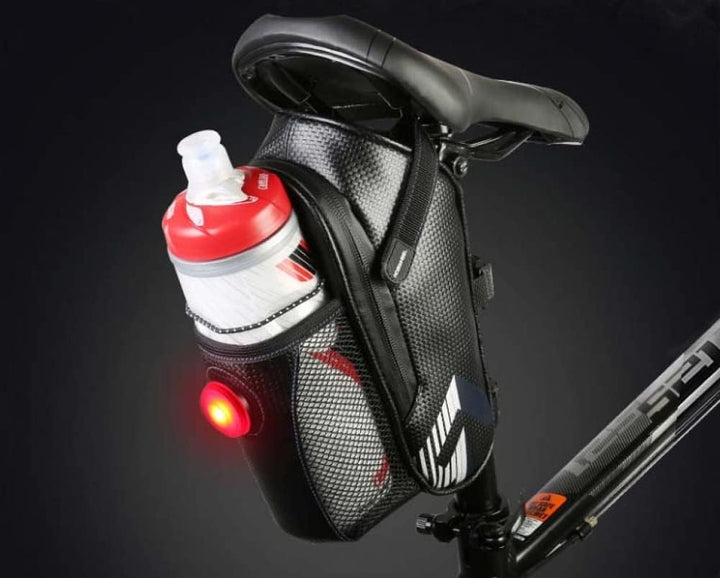 B-RACE Unisex – Erwachsene UNTERSATTELTASCHE C/PORTABOR UND Lampe, BLAU