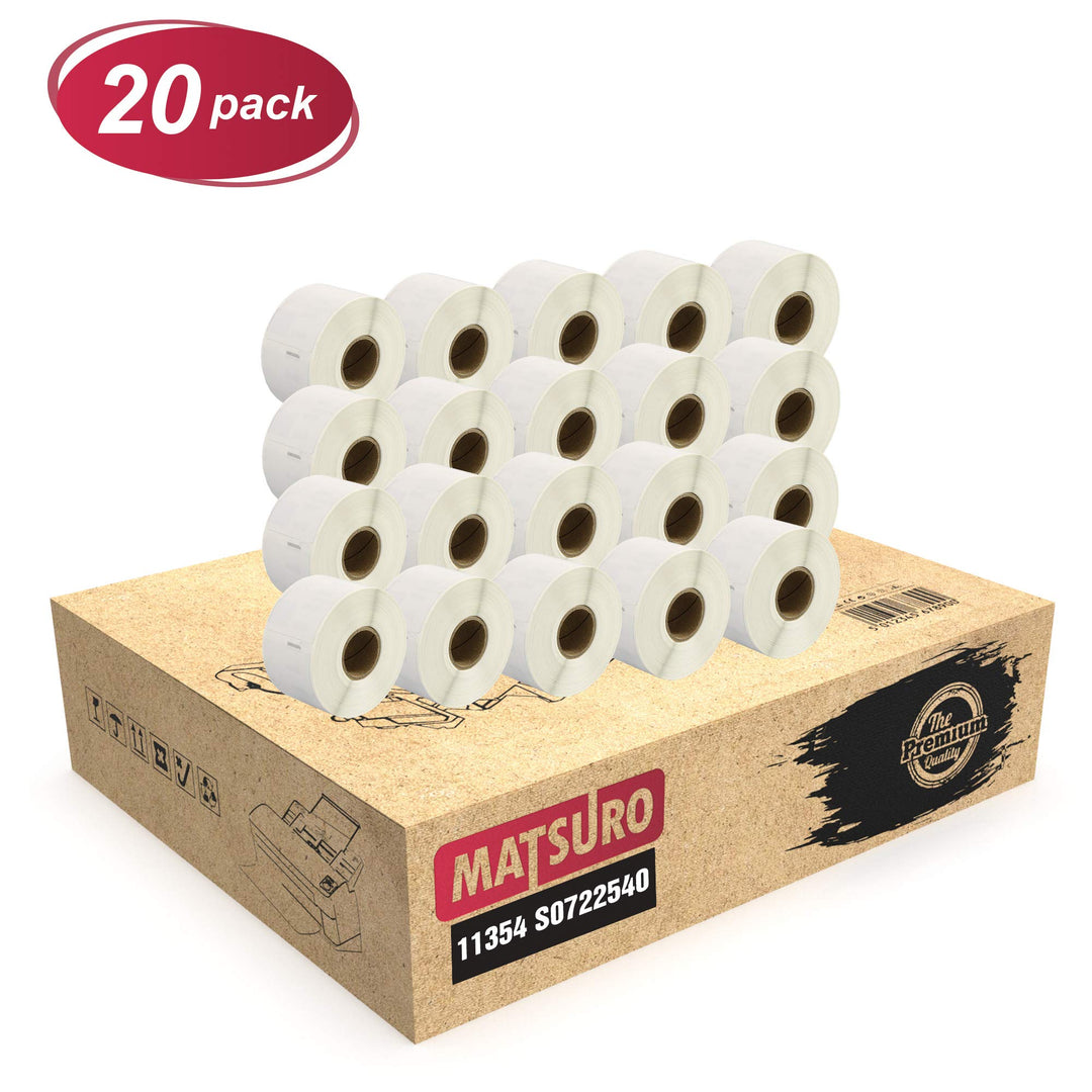 Original | Kompatibel Rollen Etiketten Ersatz für DYMO 11354 S0722540 (57 mm x 32 mm | 1000 Etikette