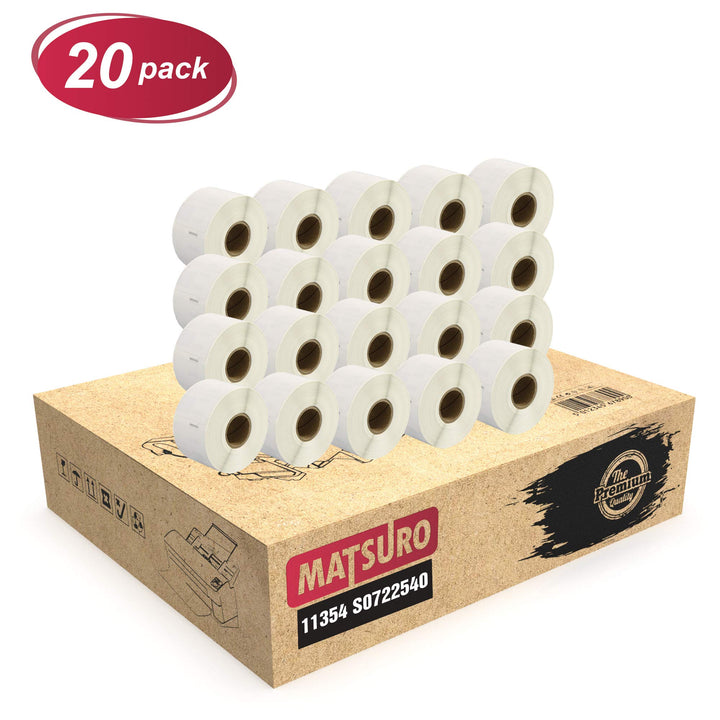 Original | Kompatibel Rollen Etiketten Ersatz für DYMO 11354 S0722540 (57 mm x 32 mm | 1000 Etikette