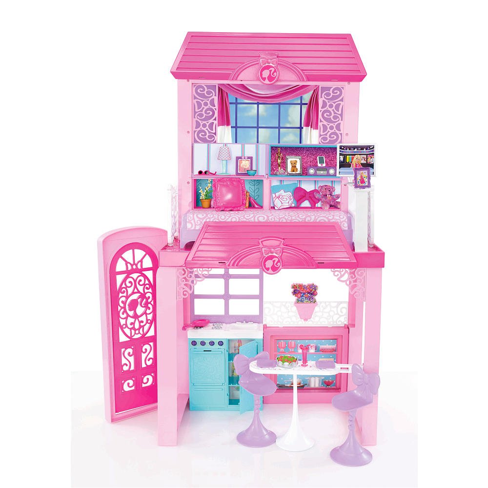 Mattel X7945 - Barbie - Design-Ferienhaus (neues Stecksystem-Spielkonzept) Haus am Meer, Haus am Mee
