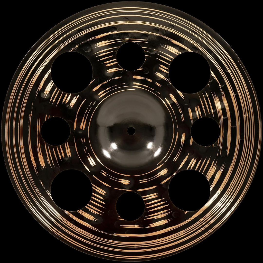 Meinl Cymbals Classics Custom Dark Trash Crash 16 Zoll (Video) Schlagzeug Becken (40,64cm) B12 Bronz