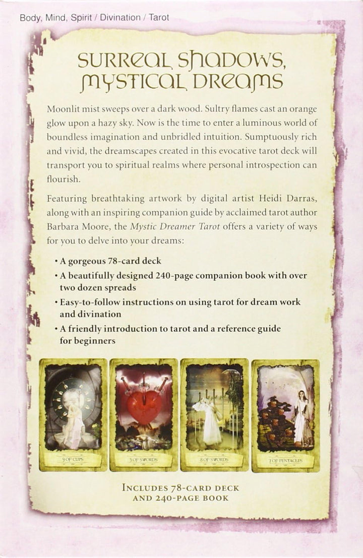 Mystic Dreamer Tarot [with 78-Card Deck and Black Organdy Tarot Bag] (Book & Cards)