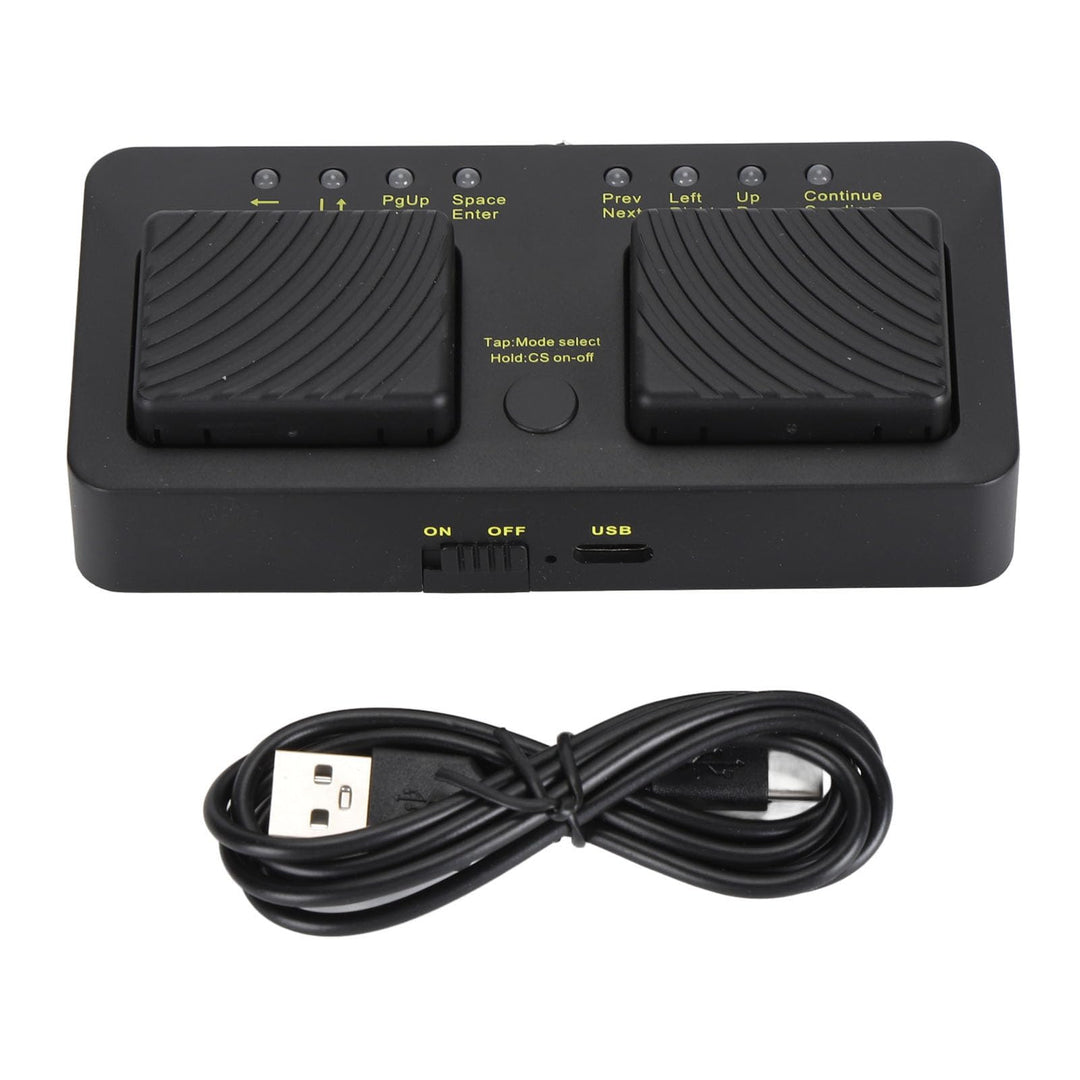 Bluetooth-Seitenwender, Kabelloses Seitenwender-Pedal, Geräuschloser Betrieb, Notenblatt-Seiten-Cont