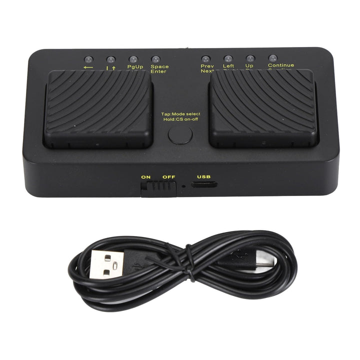 Bluetooth-Seitenwender, Kabelloses Seitenwender-Pedal, Geräuschloser Betrieb, Notenblatt-Seiten-Cont