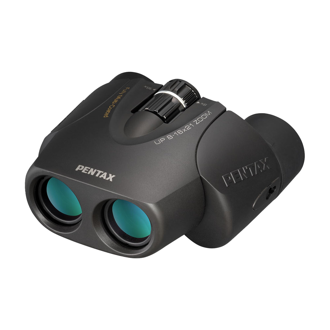 Pentax Pixel Bino Up 8 – 16 x 21 Black Porro schwarz Kinderwagen – Fernglas (111 mm, 53,3 mm, 111 mm