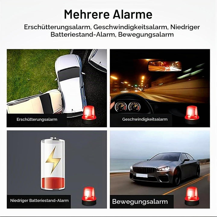 Winnes 4G Mini GPS Tracker 1500 mAh - Auto GPS/AGPS/LBS Echtzeit Ortung Anti-Verlust Magnet Mit Grat