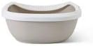Katzentoilette "Gizmo Large" mokka / weiss 52 x 39,5 x 15 cm beige 52 x 39.5 x 15 cm, beige 52 x 39.