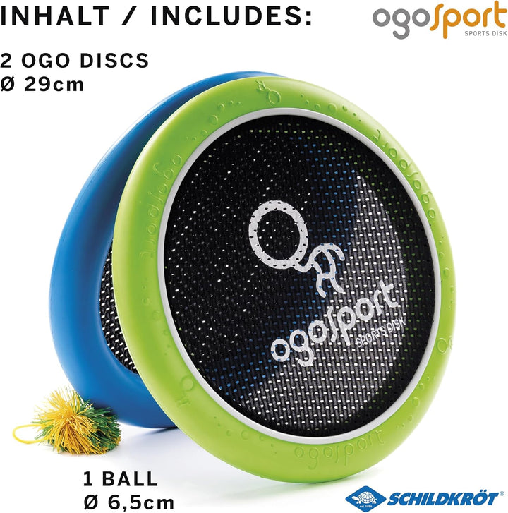 Schildkröt Ogo Sport Set, 2 Ogo Softdiscs Ø29cm, 1 Ball, Standardgrösse, der beliebte Spiel-Klassike