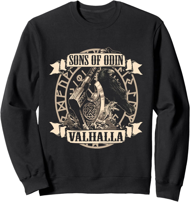 Sons of Odin Valhalla Wikinger Krieger Nordmänner Sweatshirt