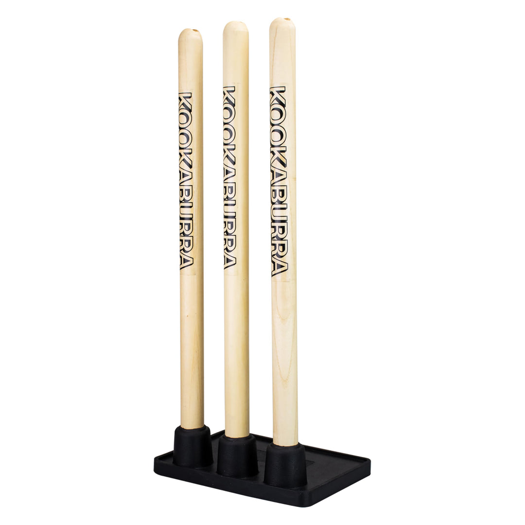 KOOKABURRA Übungsstumpf aus Holz, Senior Cricket-Stumps, Natur, erwachsenengrösse