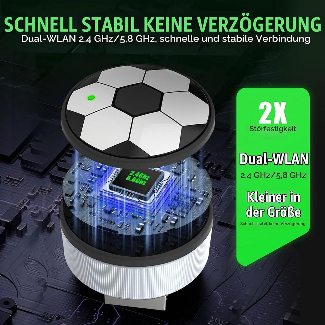 Wireless CarPlay Adapter &amp; Android Auto, Wechseln zwischen zwei Telefonen | Mini Plug &amp; Play, Schnel
