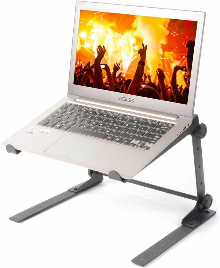 Power Dynamics DJLS1- Laptop Ständer, ergonomischer Notebook-Ständer für das Büro, Laptopständer für