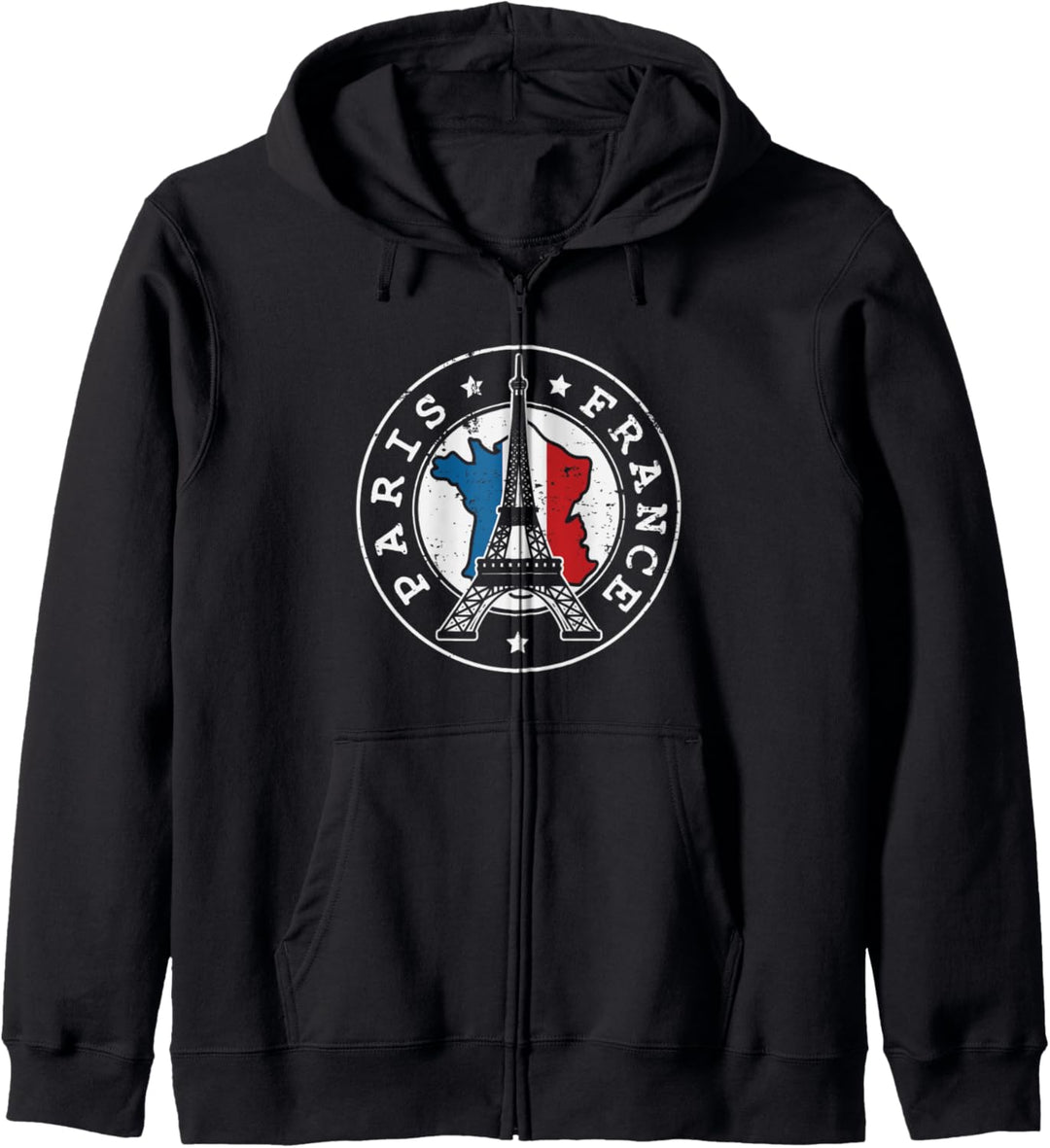 Paris France Eiffel Tower World Travel Kapuzenjacke