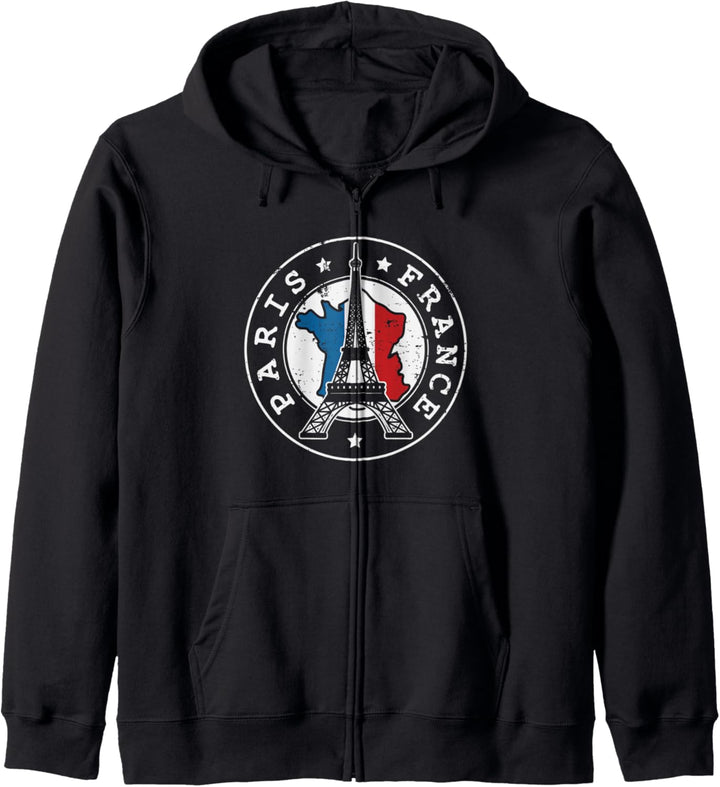Paris France Eiffel Tower World Travel Kapuzenjacke