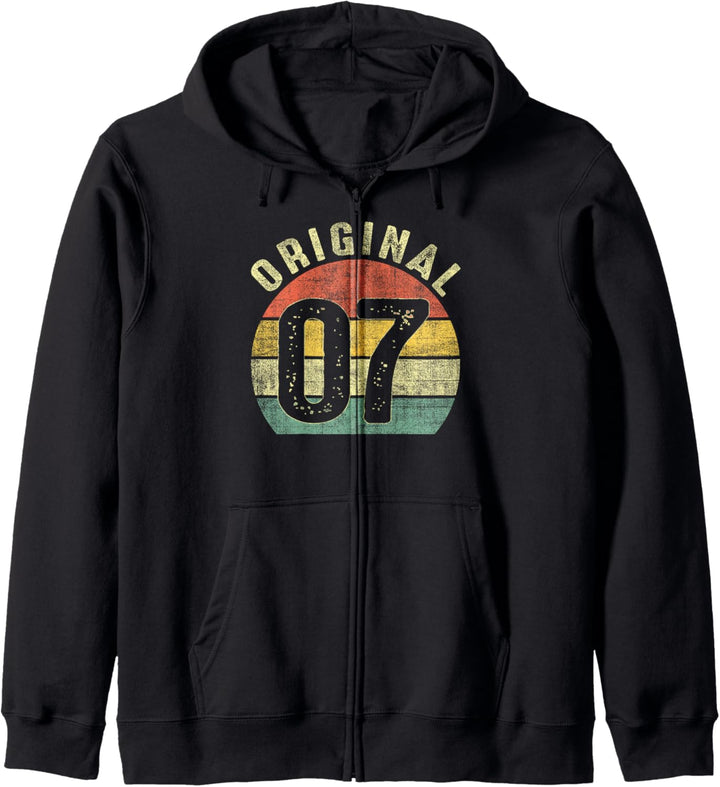 17. Geburtstag Junge Mädchen 17 Jahre 2007 Lustig Geschenk Kapuzenjacke