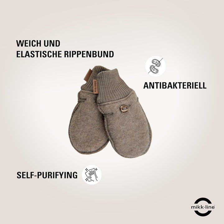 Mikk-line Wollhandschuhe Kinder | Handschuhe Kinder | Handschuhe Wolle Kinder | Wärme Kinder Handsch