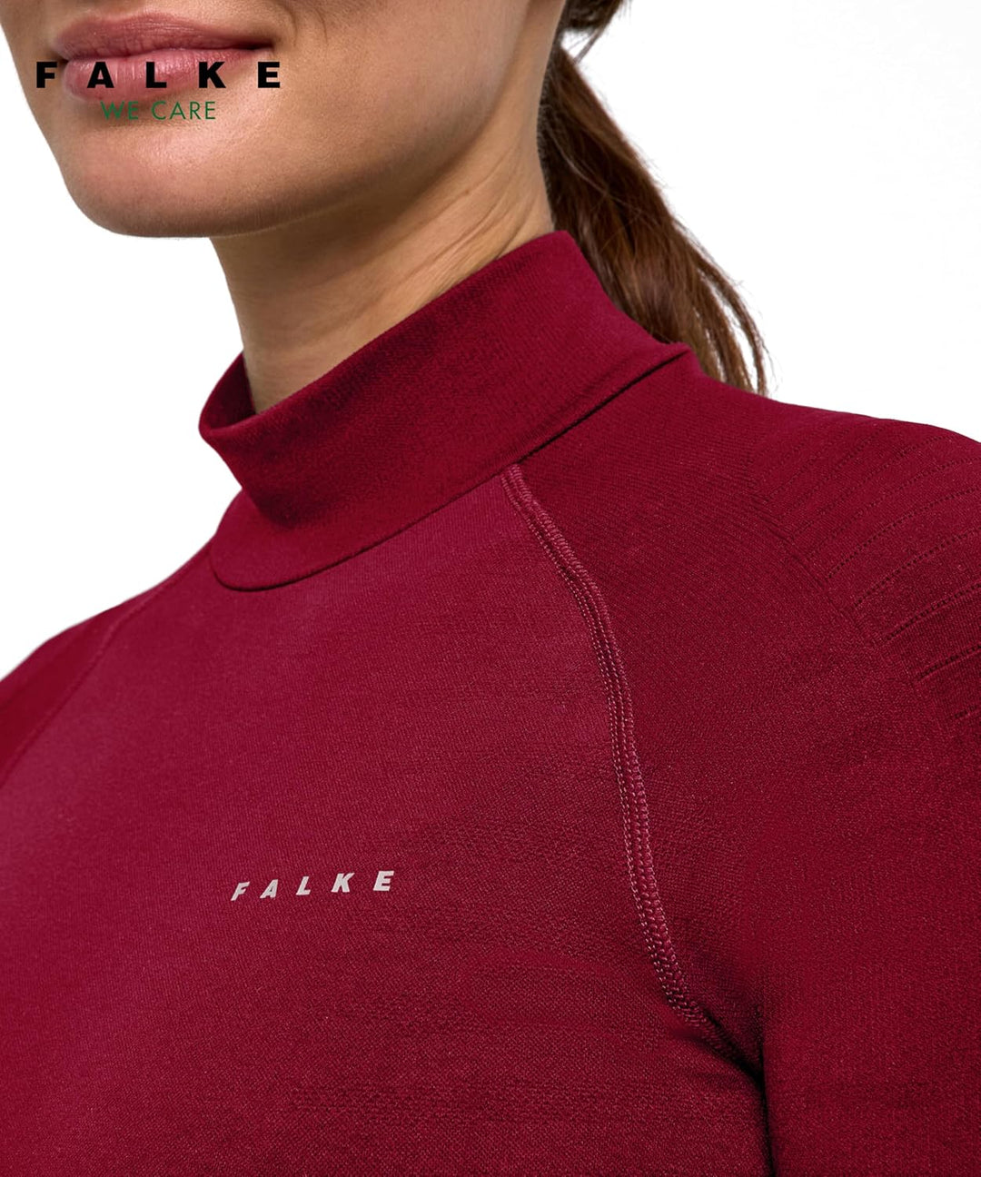FALKE Damen Maximum Warm High Neck Funktionsshirt Langarm kalte bis sehr kalte Temperaturen Funktion