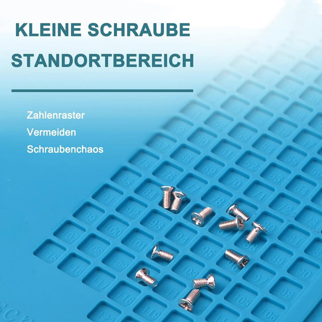 Magnetische Lötmatte, 55x 35cm Magnetische Elektronik Reparaturmatte, Silikon Lötmatte, Hitzebeständ