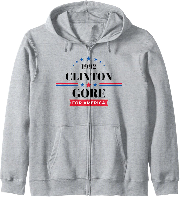 Clinton Gore 1992 Bill Clinton Kapuzenjacke