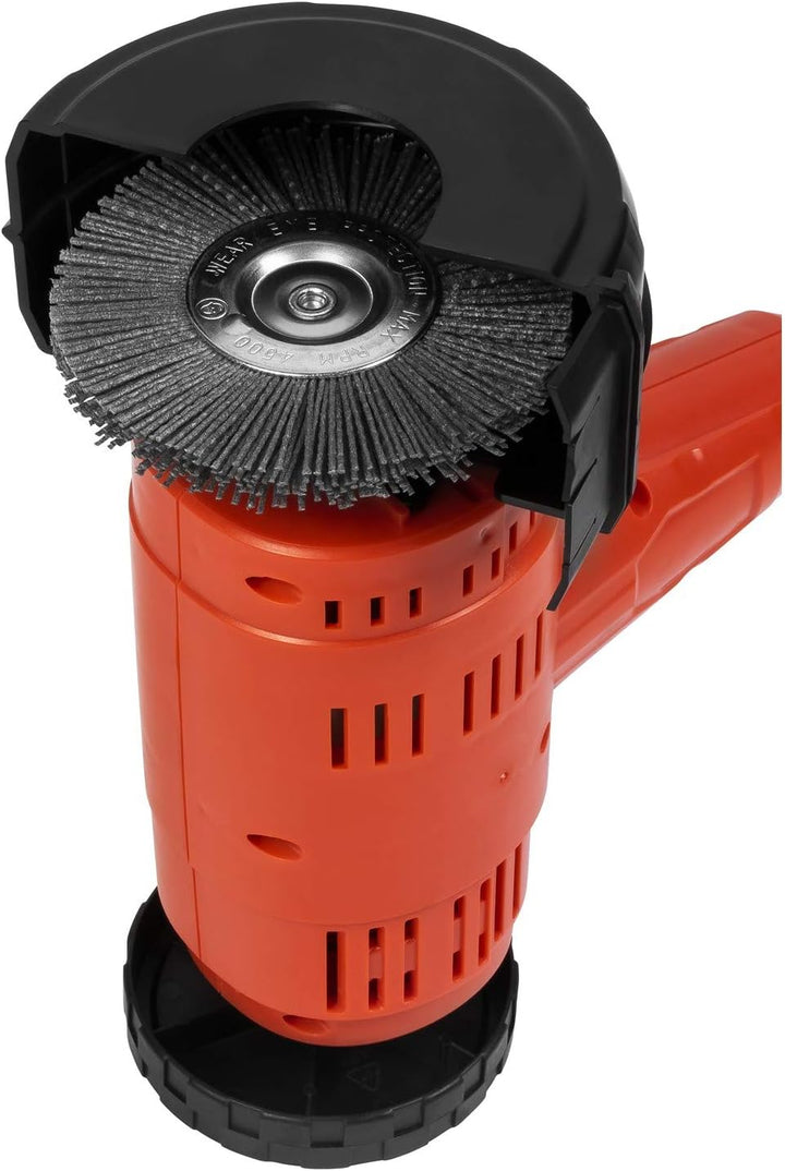 Grafner elektrische Fugenbürste mit kraftvollen 400 Watt und 1800 U/min, ergonomischer Teleskop-Hand