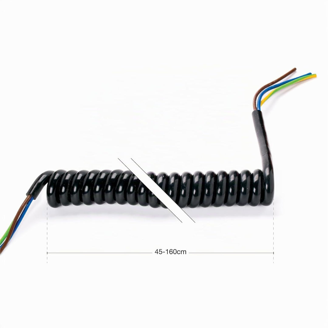 ORION LIGHTSTYLE Spiralkabel 3 adrig Spiralleitung Spiral Verlängerung Elektrokabel Leuchtenkabel La