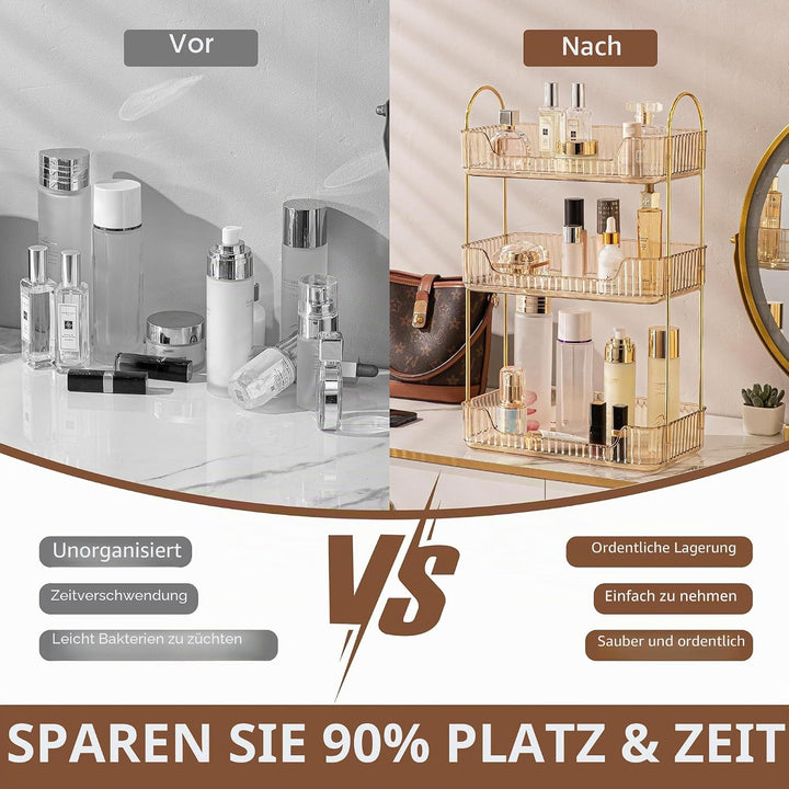 CESTATIVO Make up Organizer, Kosmetik Organizer, Beauty Organizer, Hautpflege Organizer für Badezimm