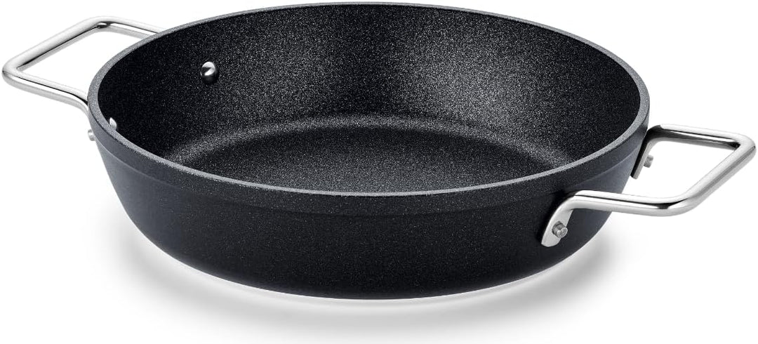 Fissler Adamant/Servier-Pfanne (Ø 24 cm) Aluminium-Bratpfanne, beschichtet, antihaftend, hoher Rand,