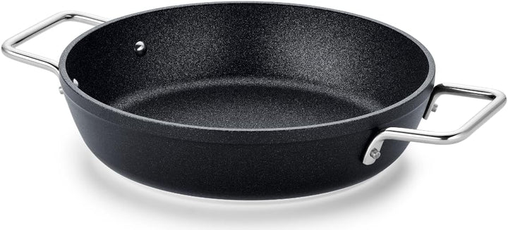 Fissler Adamant/Servier-Pfanne (Ø 24 cm) Aluminium-Bratpfanne, beschichtet, antihaftend, hoher Rand,