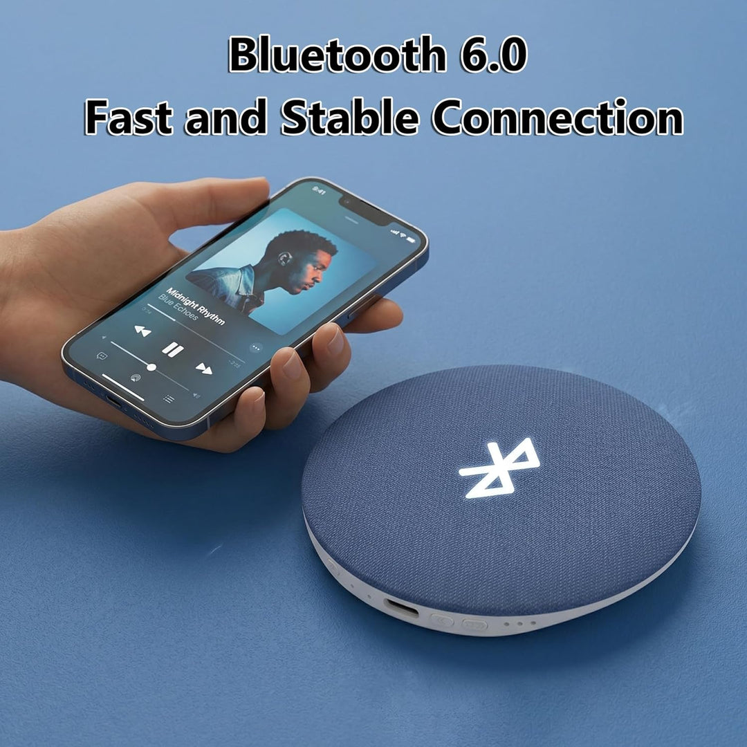 Kissenlautsprecher zum Schlafen, Bluetooth 5.4-Lautsprecher mit Weissem Rauschen, Timer und privatem