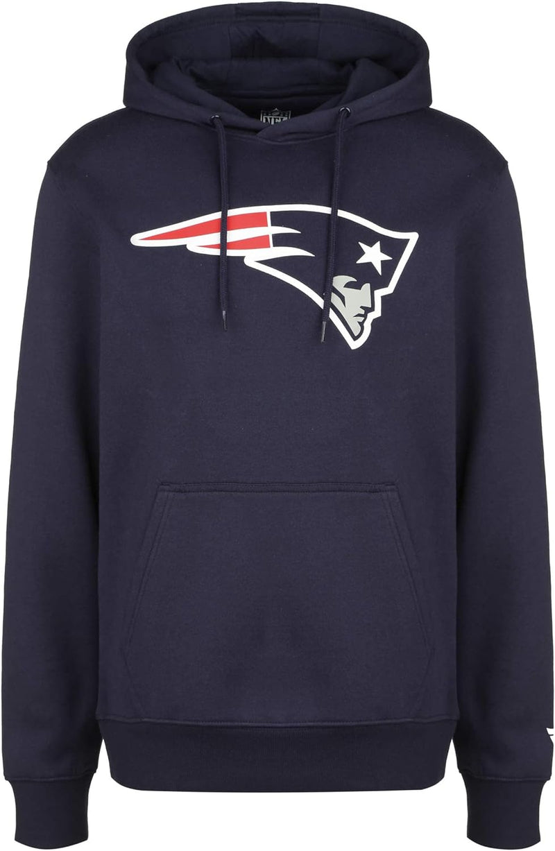 Fanatics New England Patriots Mid Essentials Crest Kapuzenpullover Herren dunkelblau / rot XXL, dunk