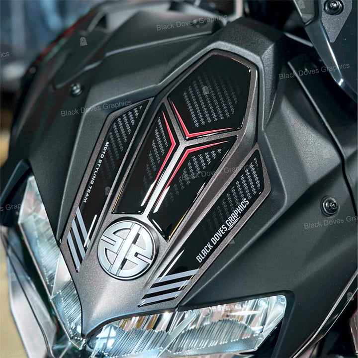 3D Aufkleber Set Protektoren kompatibel mit/Ersatz für KAWASAKI Z H2 SE 2021-2024