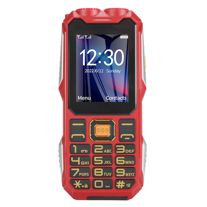Cuifati Robustes Senioren-Handy, 4G-Dual-SIM-Handy mit Grossen Tasten für ältere Menschen mit 2,6-Zo