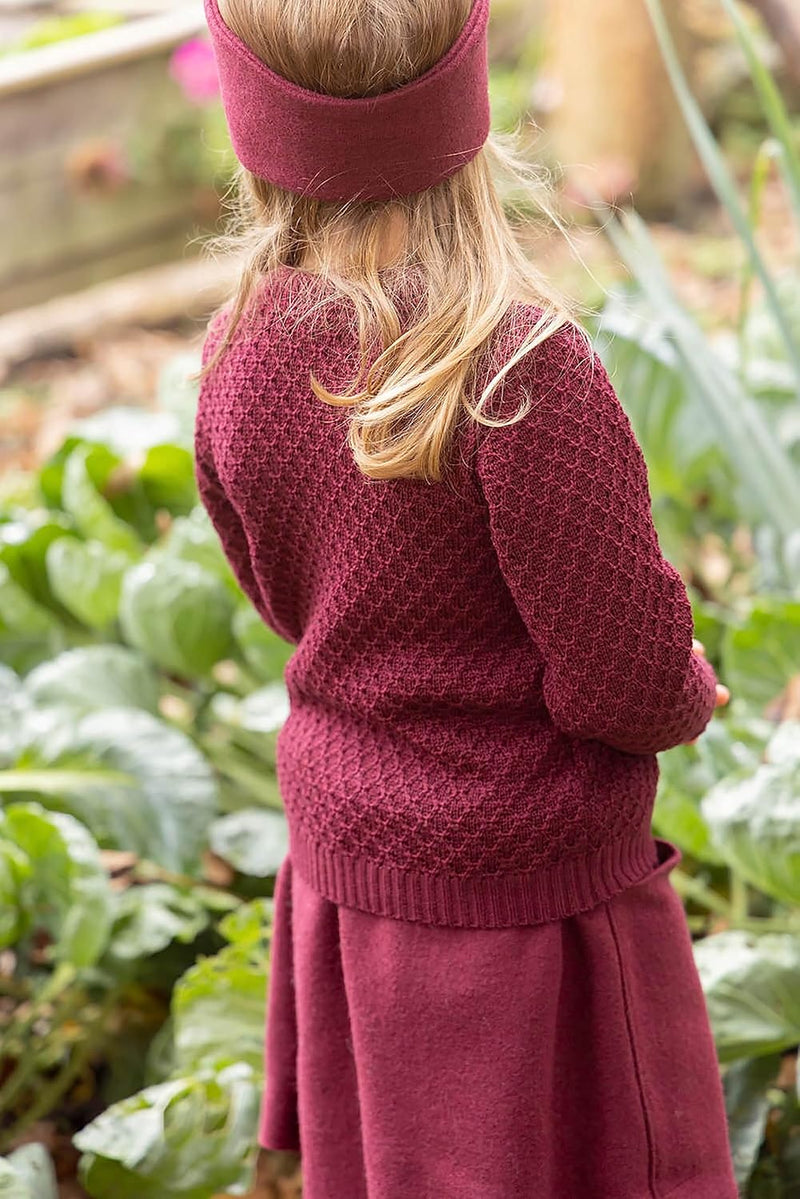 Disana Aran-Pullover, besonders warm | 100% Bio-Merinowolle GOTS, IVN Best | Kleinkind Kind Unisex |