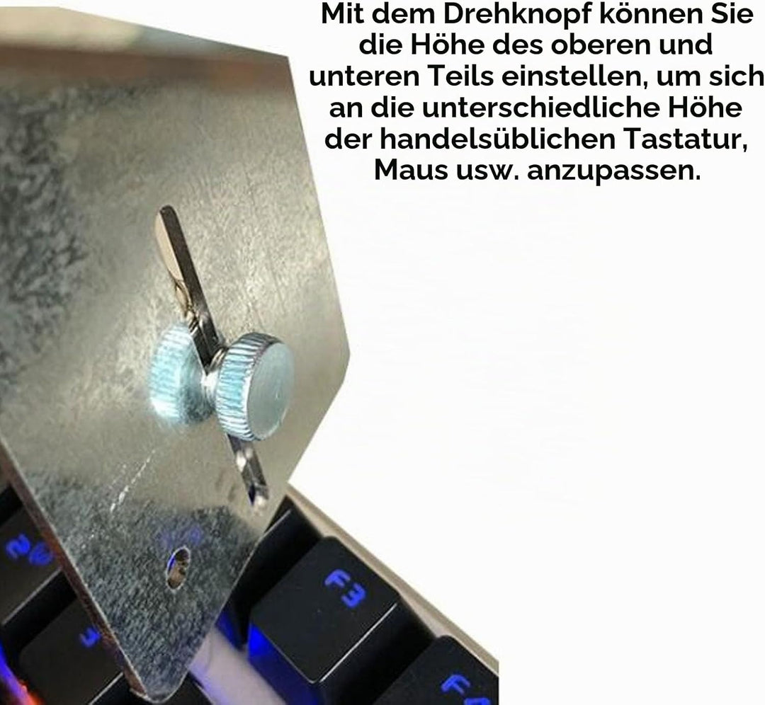 Automatisch Tastaturklicker, Physischer klick -Mausklicker, Einstellbare Höhe Automatisch Zufällig k