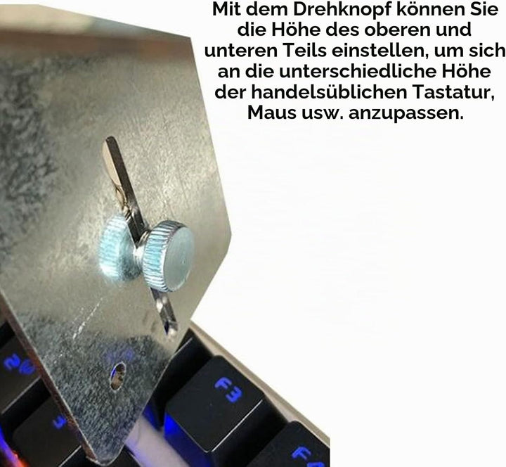 Automatisch Tastaturklicker, Physischer klick -Mausklicker, Einstellbare Höhe Automatisch Zufällig k