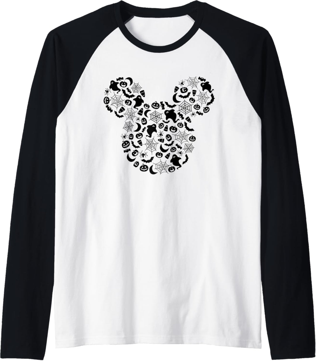 Disney Mickey Mouse Halloween Spooky Fun Raglan