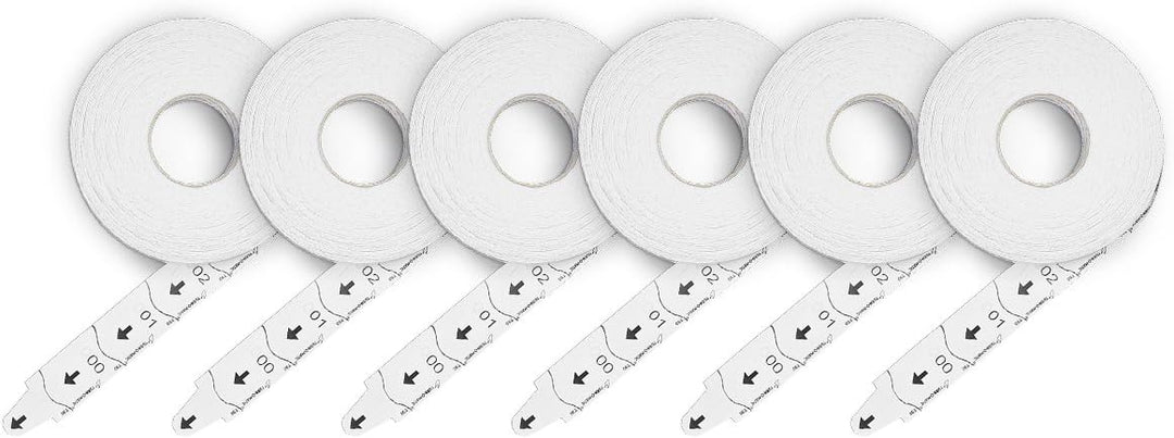 Meto Turn-O-Matic Zubehör, Original Tickets T90 3D mit fortlaufender Nummer, Made in Germany, 6 Roll