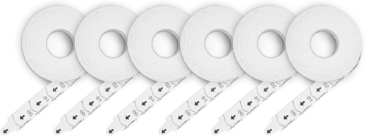 Meto Turn-O-Matic Zubehör, Original Tickets T90 3D mit fortlaufender Nummer, Made in Germany, 6 Roll