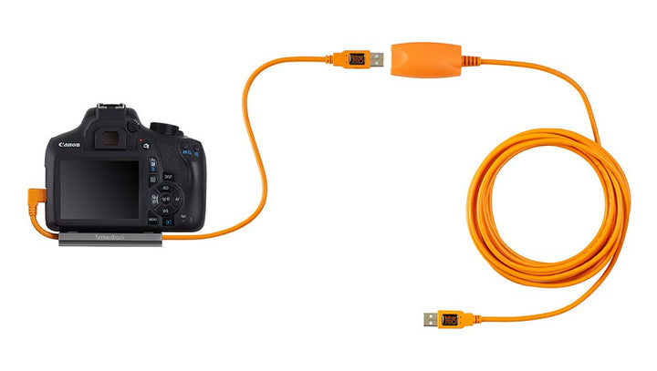 Tether Tools Tether Tools USB 2.0 auf Mini-B 5-Pin-Adapter Pigtail 50 cm USB 2.0 Mini B auf USB A, U
