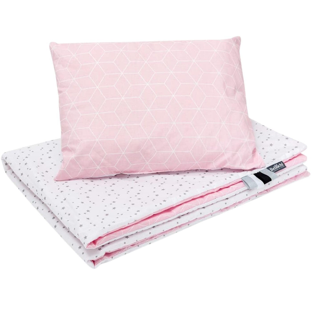 Bellochi Kinderbettwäsche 100x135 aus 100% Baumwolle, Kinderbettdecke 100x135 Set mit Kissen, Kinder