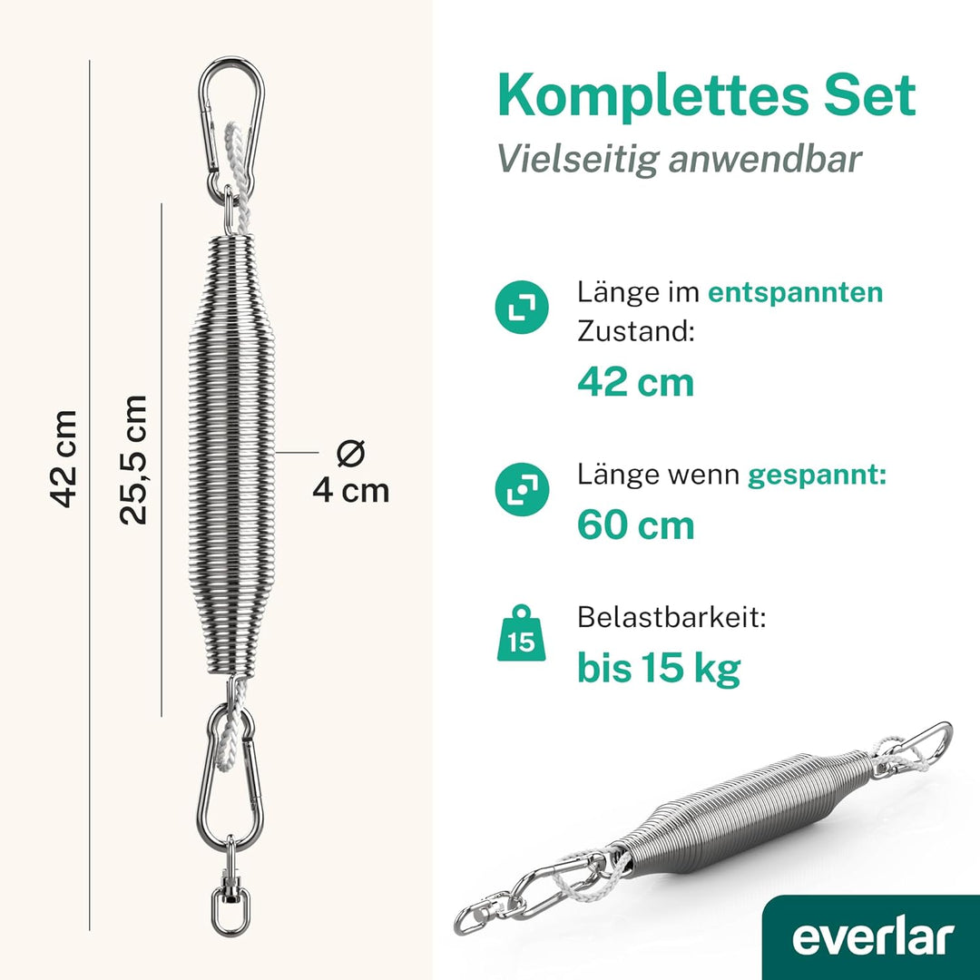 everlar® Feder für Babywiege I Perfekte Einschlafhilfe Made in EU I Für raschen & ruhigen Schlaf I F