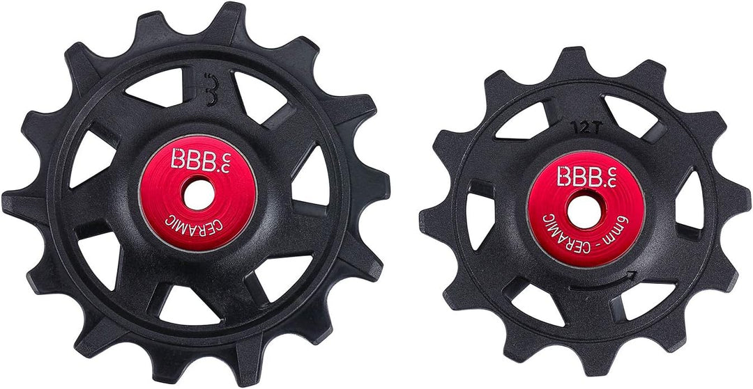 BBB Cycling Fahrradumwerfer Riemenscheibe Keramik 12-T 14-T hintere Stützräder Roller Urban Rennrad